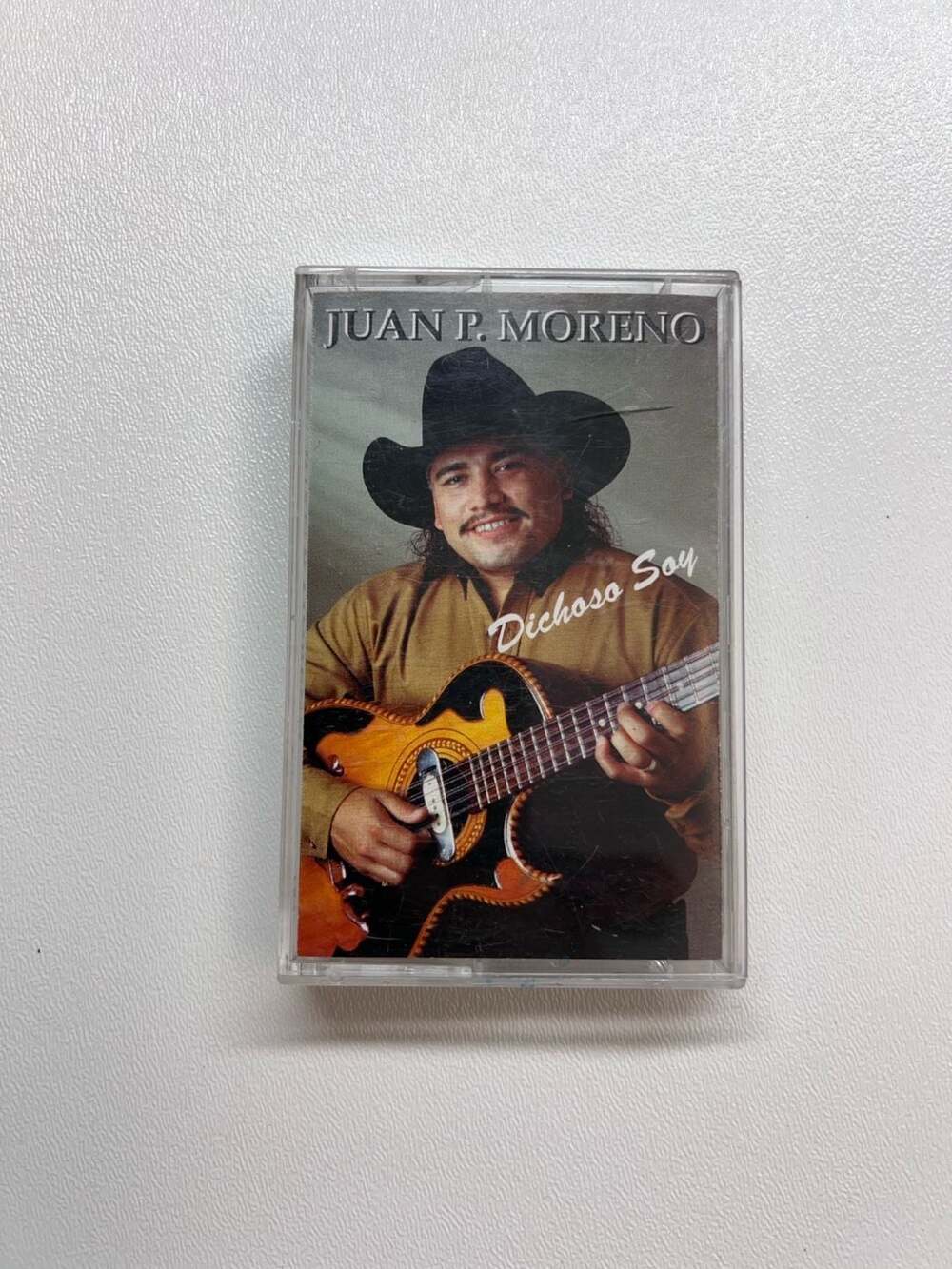 Juan P. Moreno Dichoso Soy Cassette Tape 1996 Voltage Sony Tejano Norteño Rare